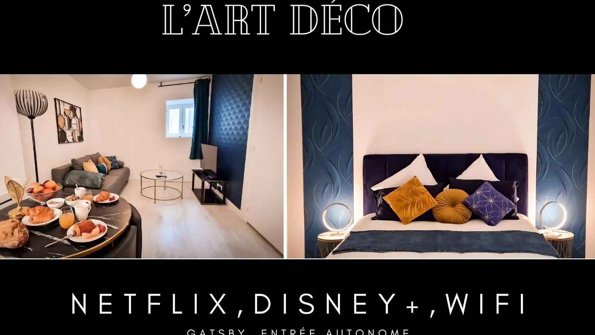 וילפראנש-דה-רוארג L'Art Deco 3 Etoiles Wifi, Netflix, Disney, Coeur De Bastide
